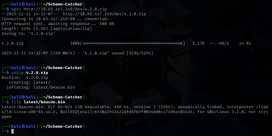 Wget and File Beacon