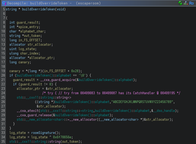 buildOverrideToken Function Part 1