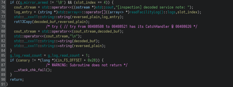 readFacilityLog Function part 3