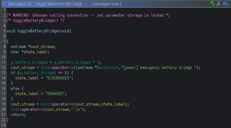 toggleBatteryBridge Function